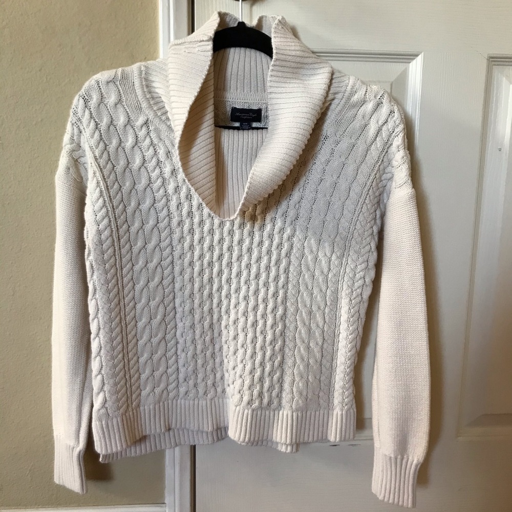 Knit Cowl Neck Sweater